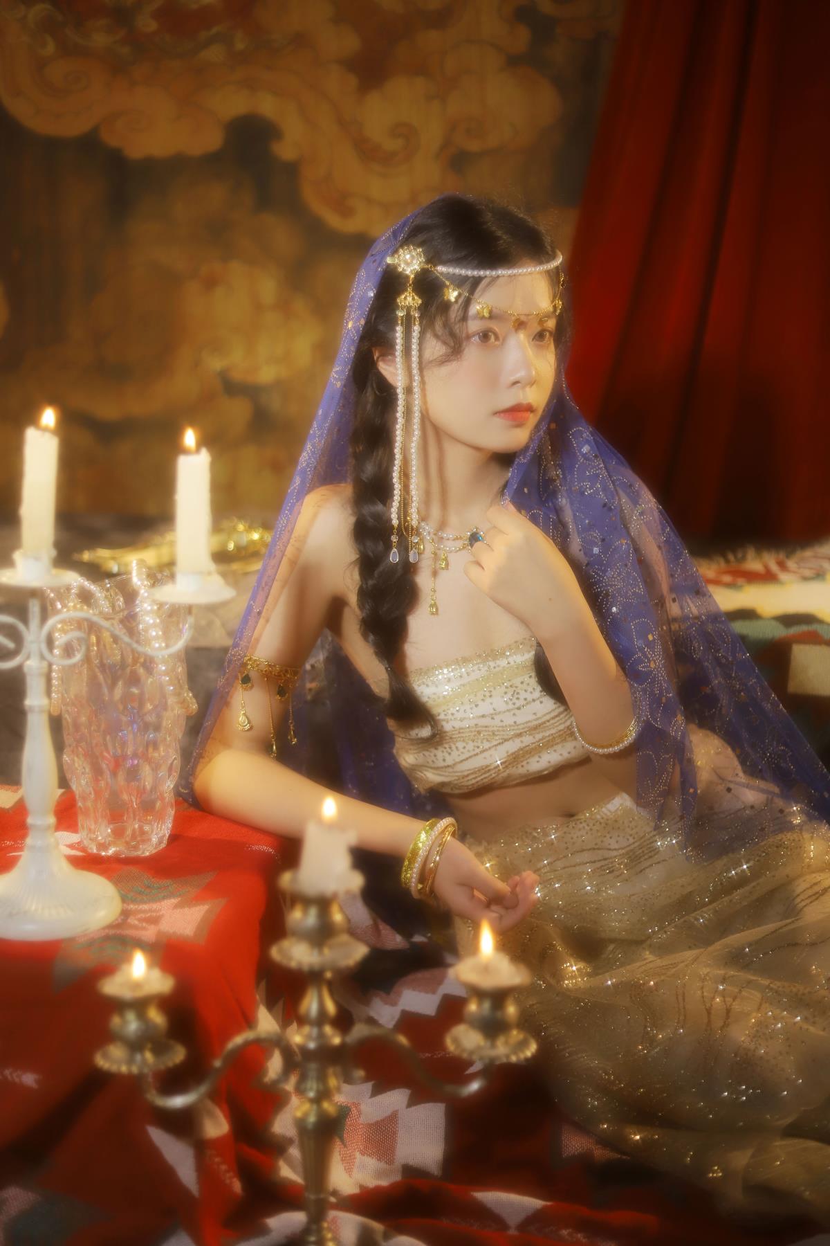 西域风情里，因你而欣喜的古装少女插图4