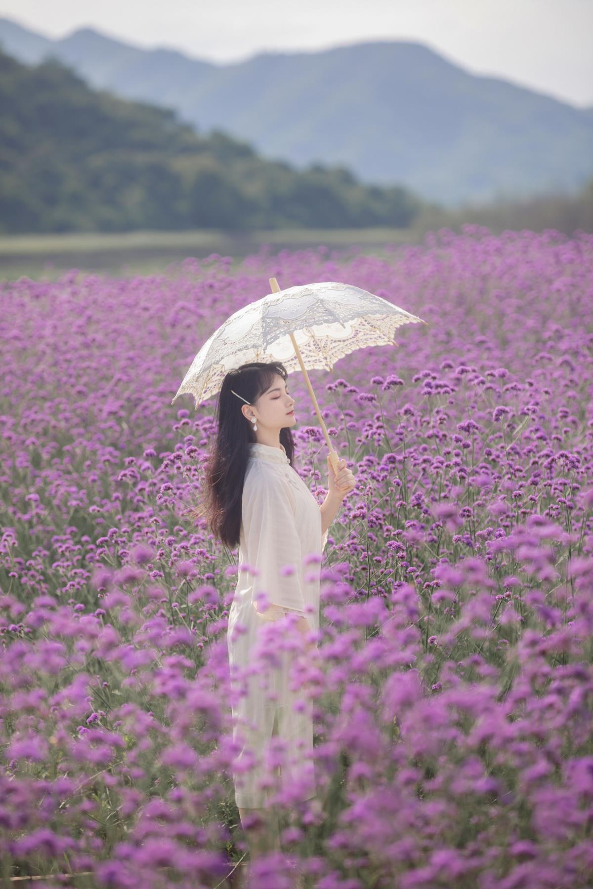 花田逸梦：旗袍美韵绘田园文艺画卷，美图共赏佳人芳华插图3