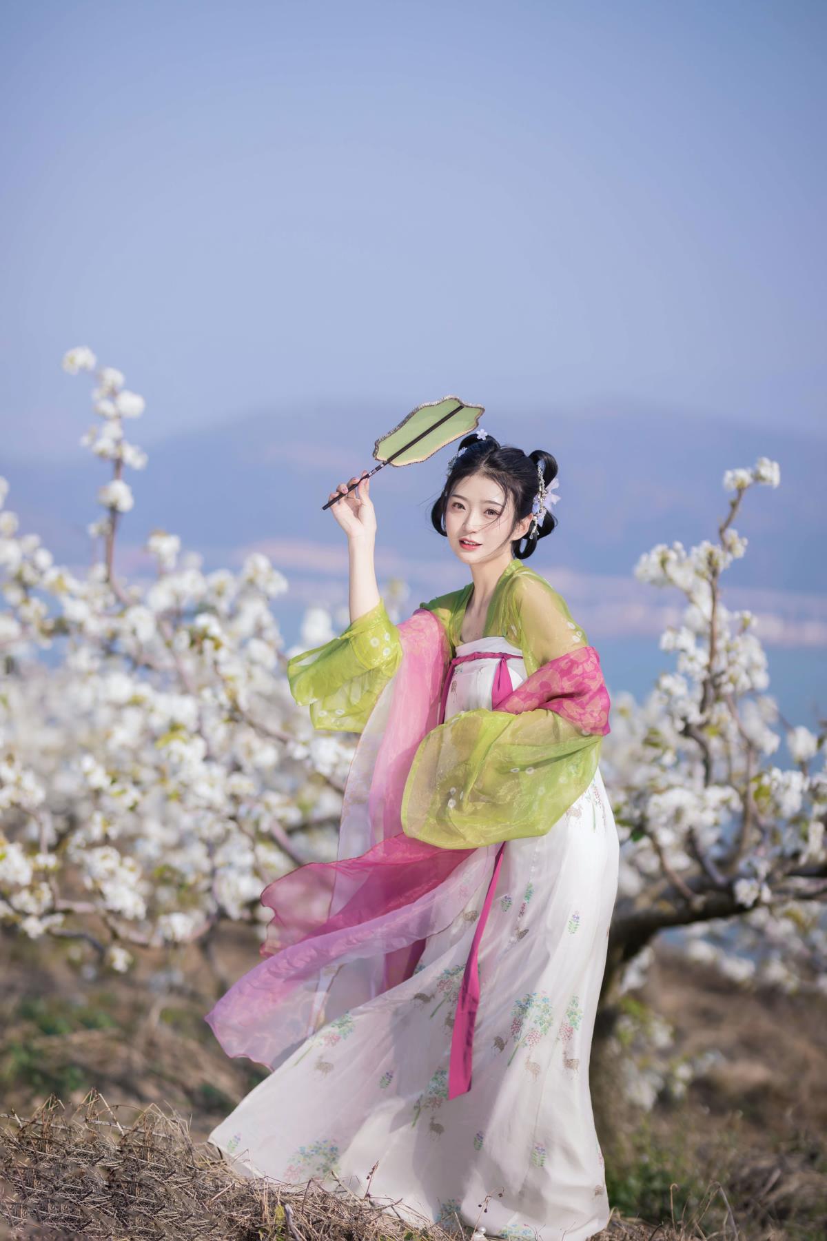 春晴初遇，共赏古风清新景明时