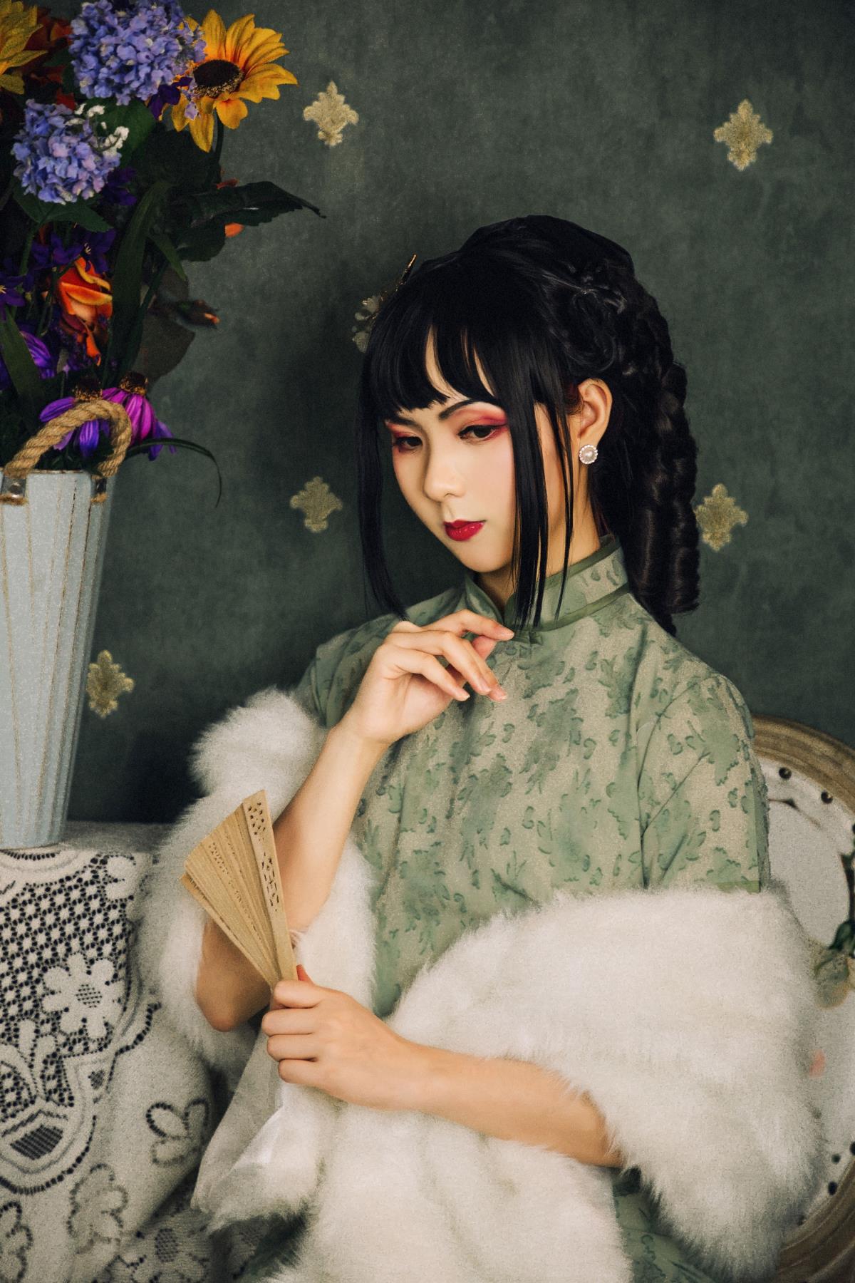 世间：美女与旗袍皆不可辜负 古风韵里的旗袍美人