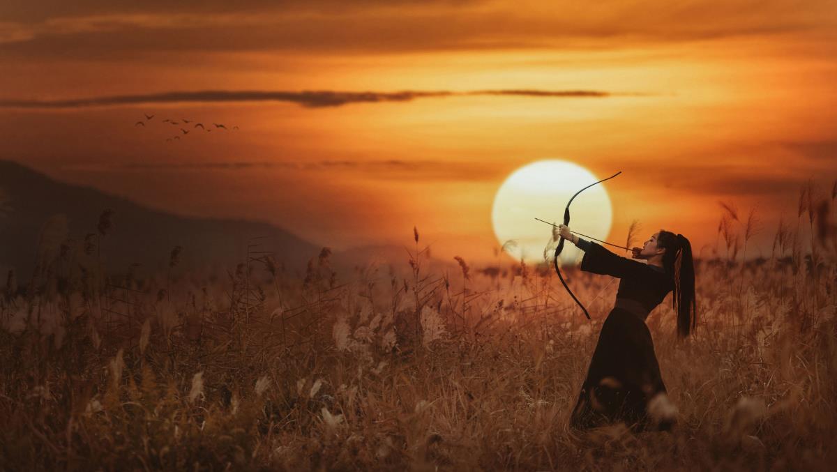 卧虎藏龙间，寻那紫霞残照里的古风女侠