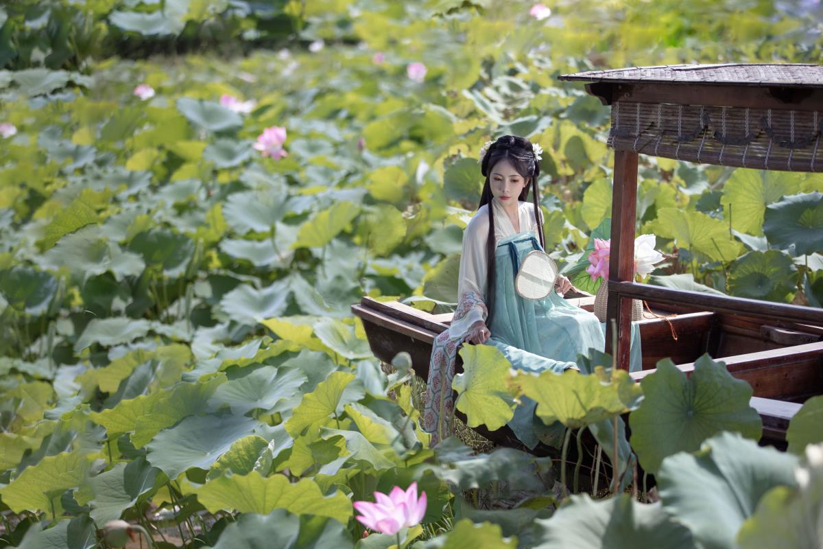 荷芰生池沼，风送馨香韵