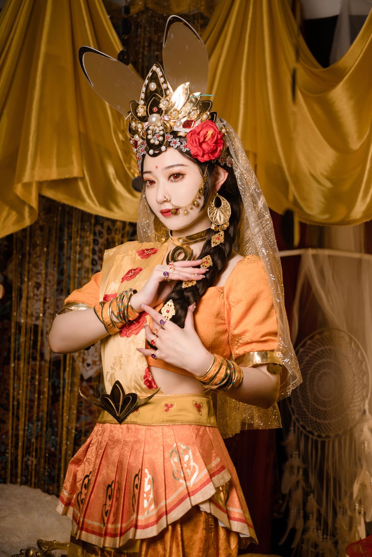 公孙离玉兔公主：舞韵凝香，演绎王者荣耀里的经典华章