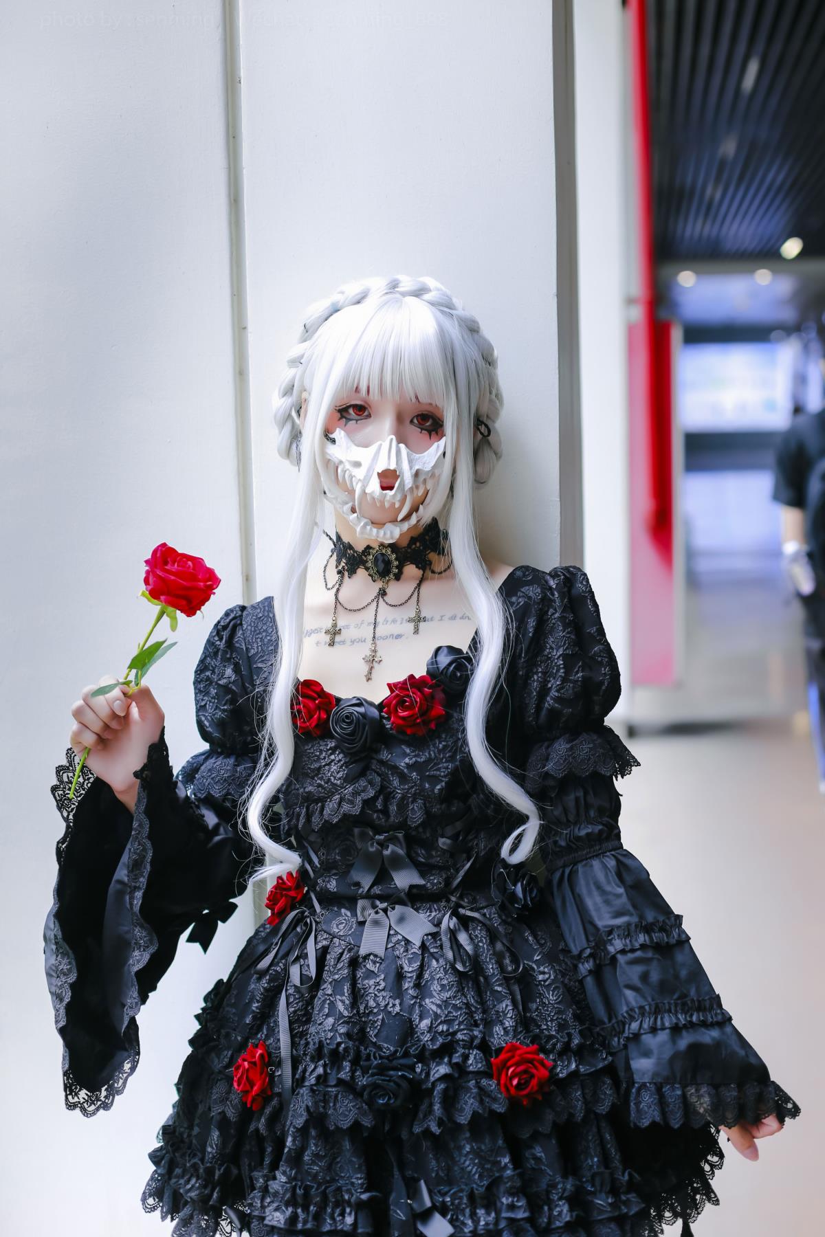 坐明堂上，不染风雪的第五人格唯美白发少女