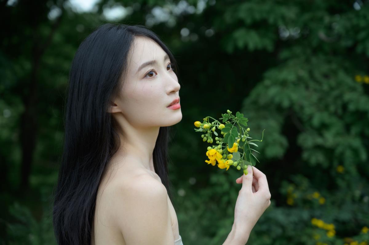 黄槐花开：黄绿相间中的安静力量与情绪意境