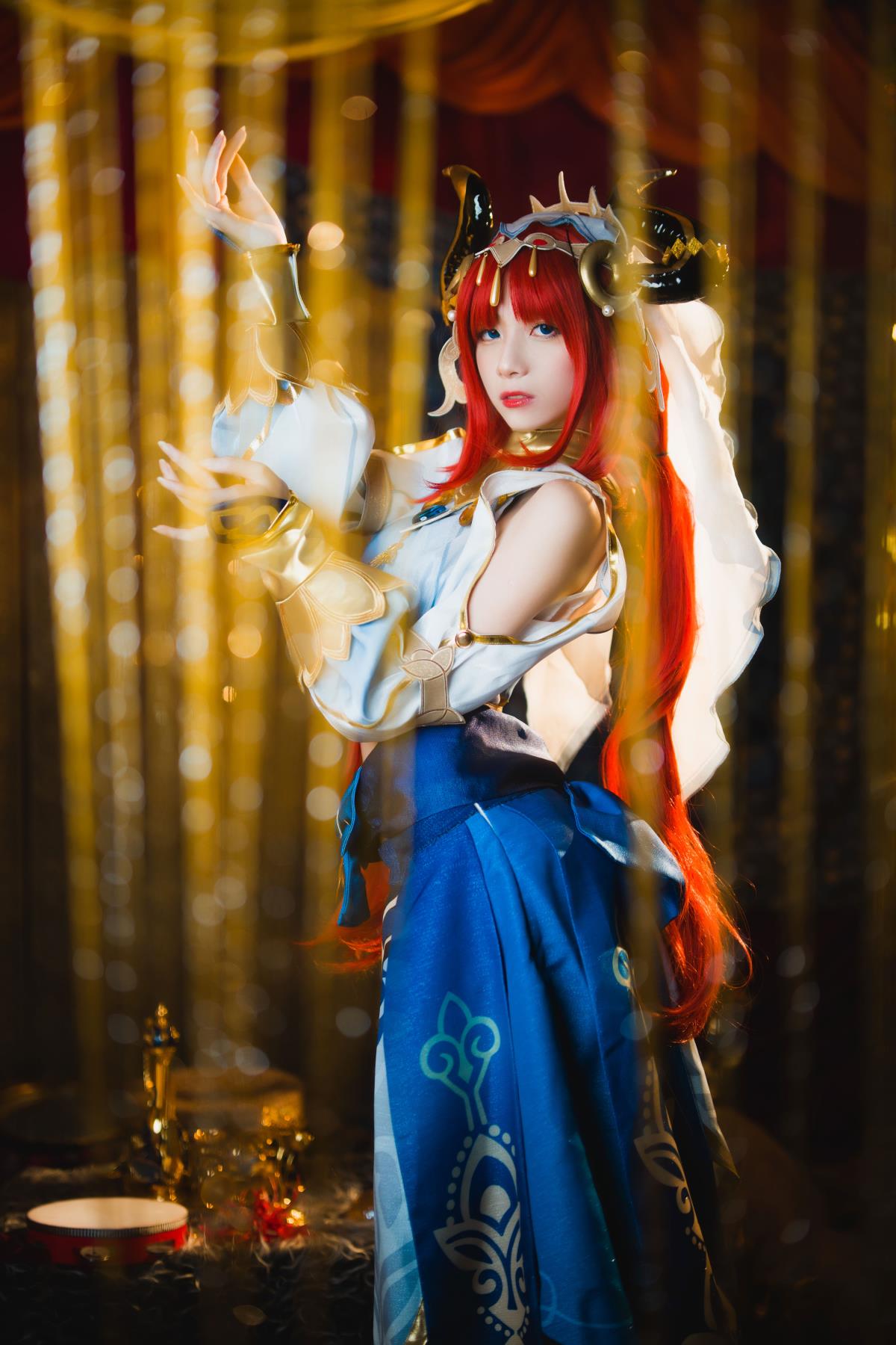 原神COS之妮露：美少女的梦幻演绎