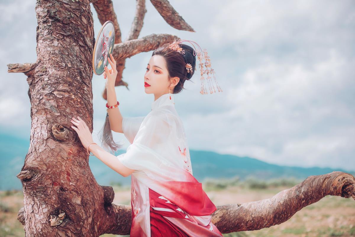 火狐舞玉龙，汉服美人韵