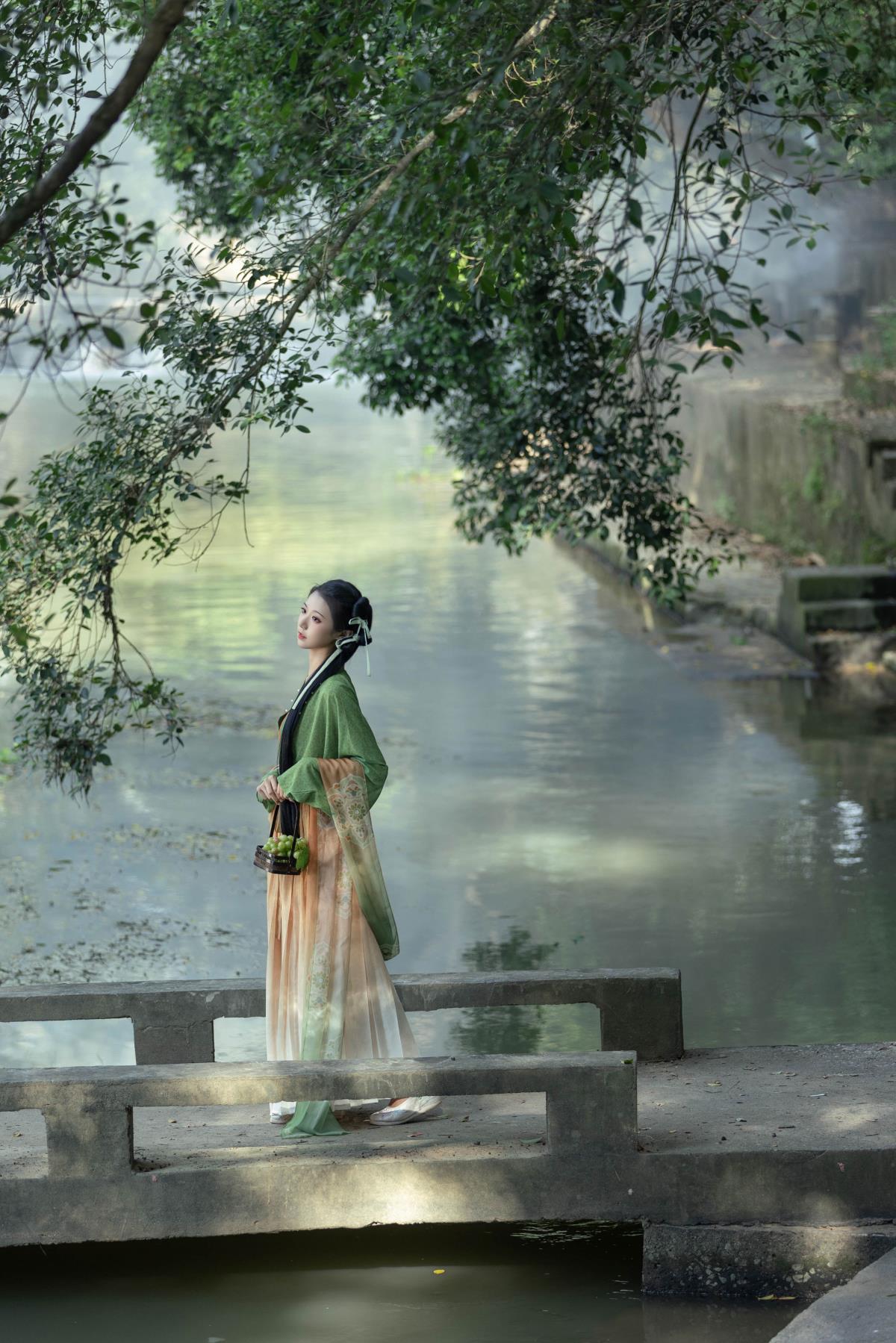 昨夜雨疏风骤，海棠绿肥红瘦梦