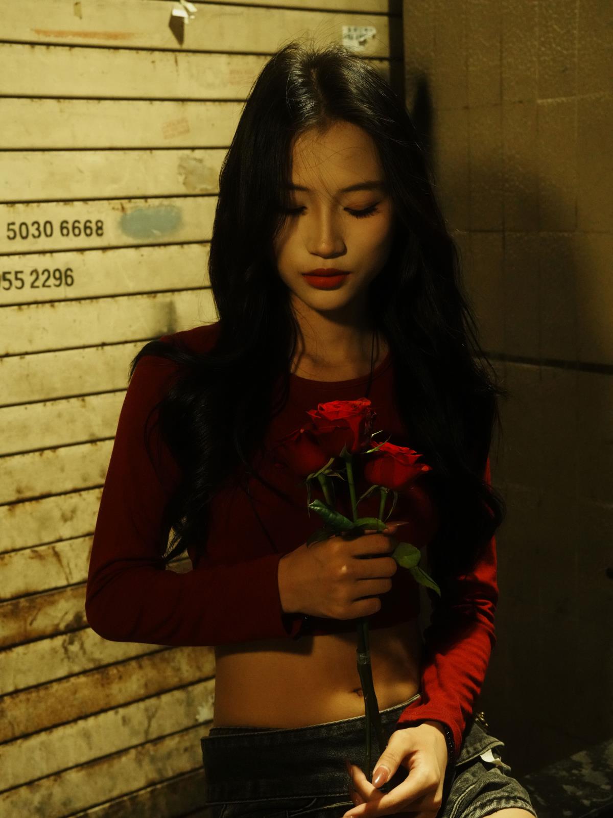 《重庆森林：冷艳玫瑰与复古港风交织的夜》