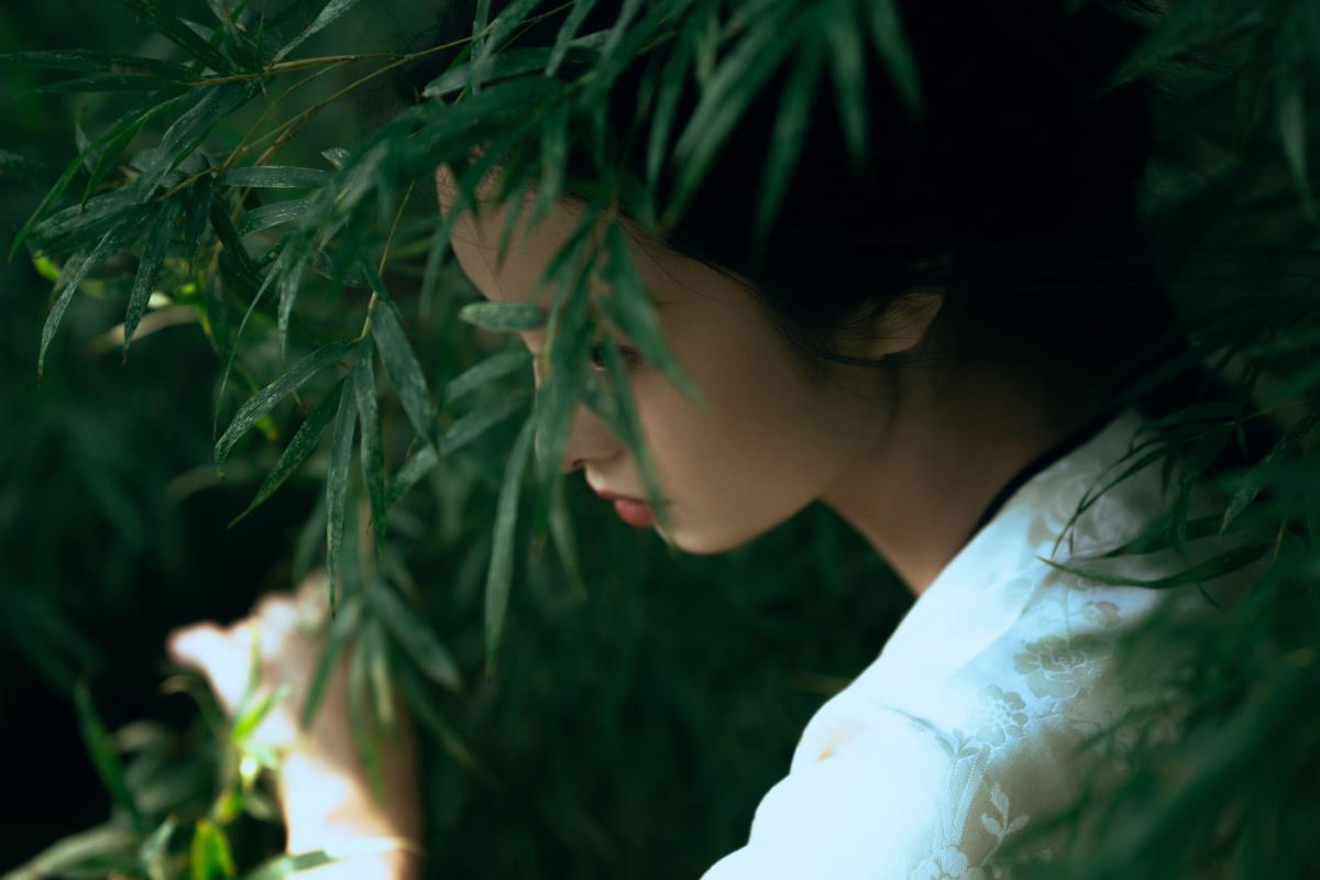 卧虎藏龙仿妆：竹林间的武侠梦，似白蝶飘坠的古风故事