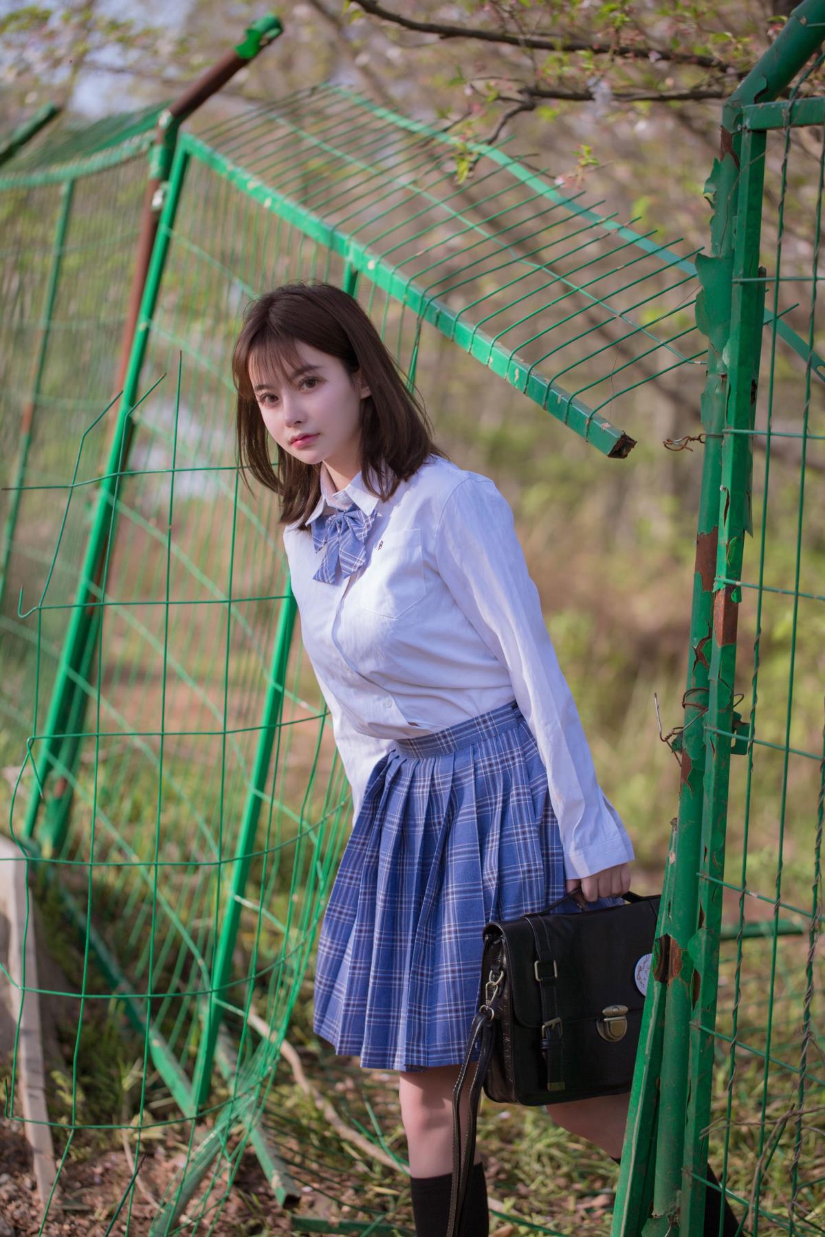 JK写真：邂逅学院风女孩的心动瞬间