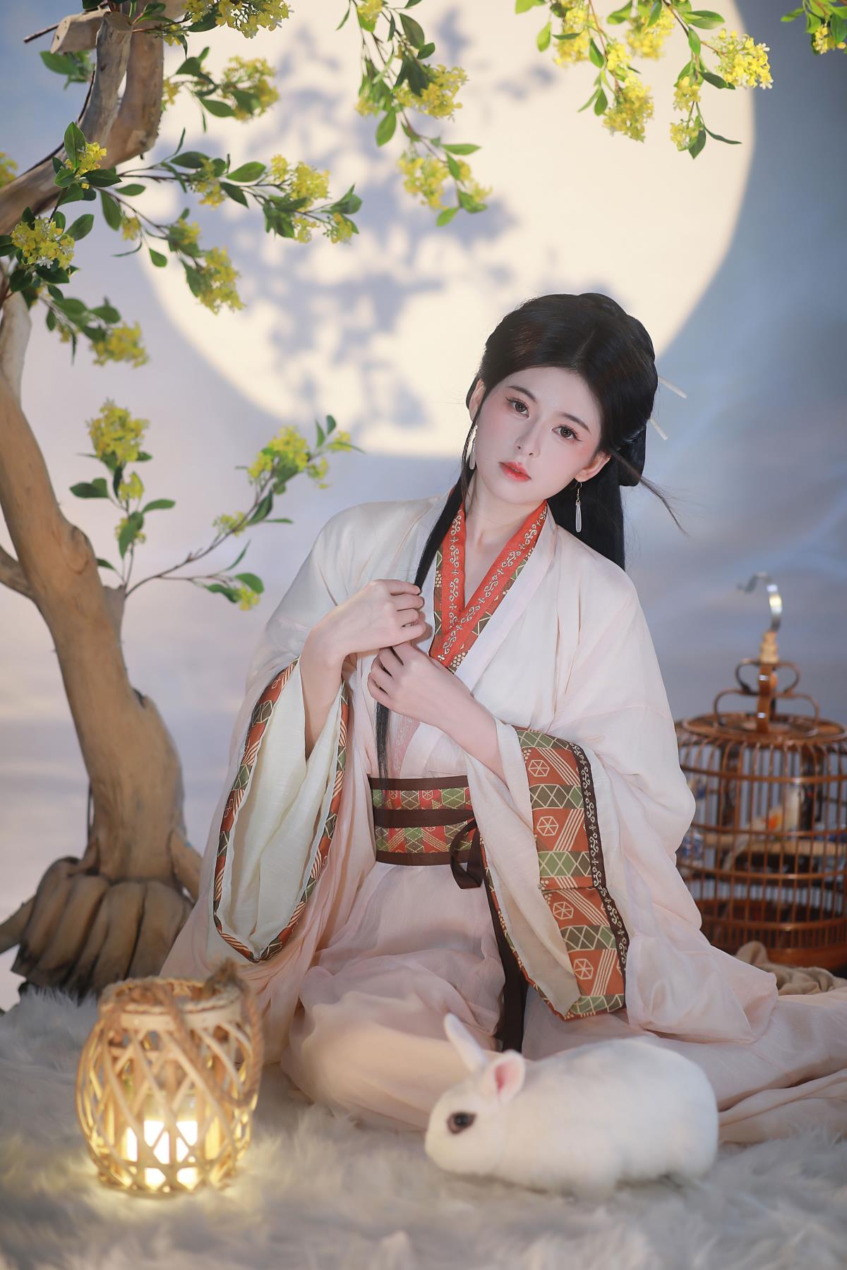 婵娟玉兔共相思，嫦娥无悔别离情