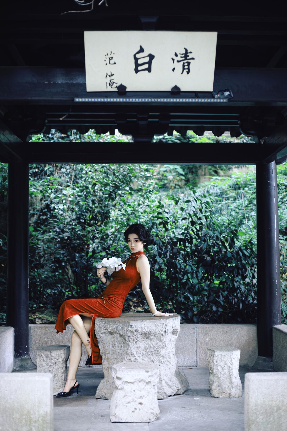 旗袍韵里藏江南，白兰花间忆旧梦