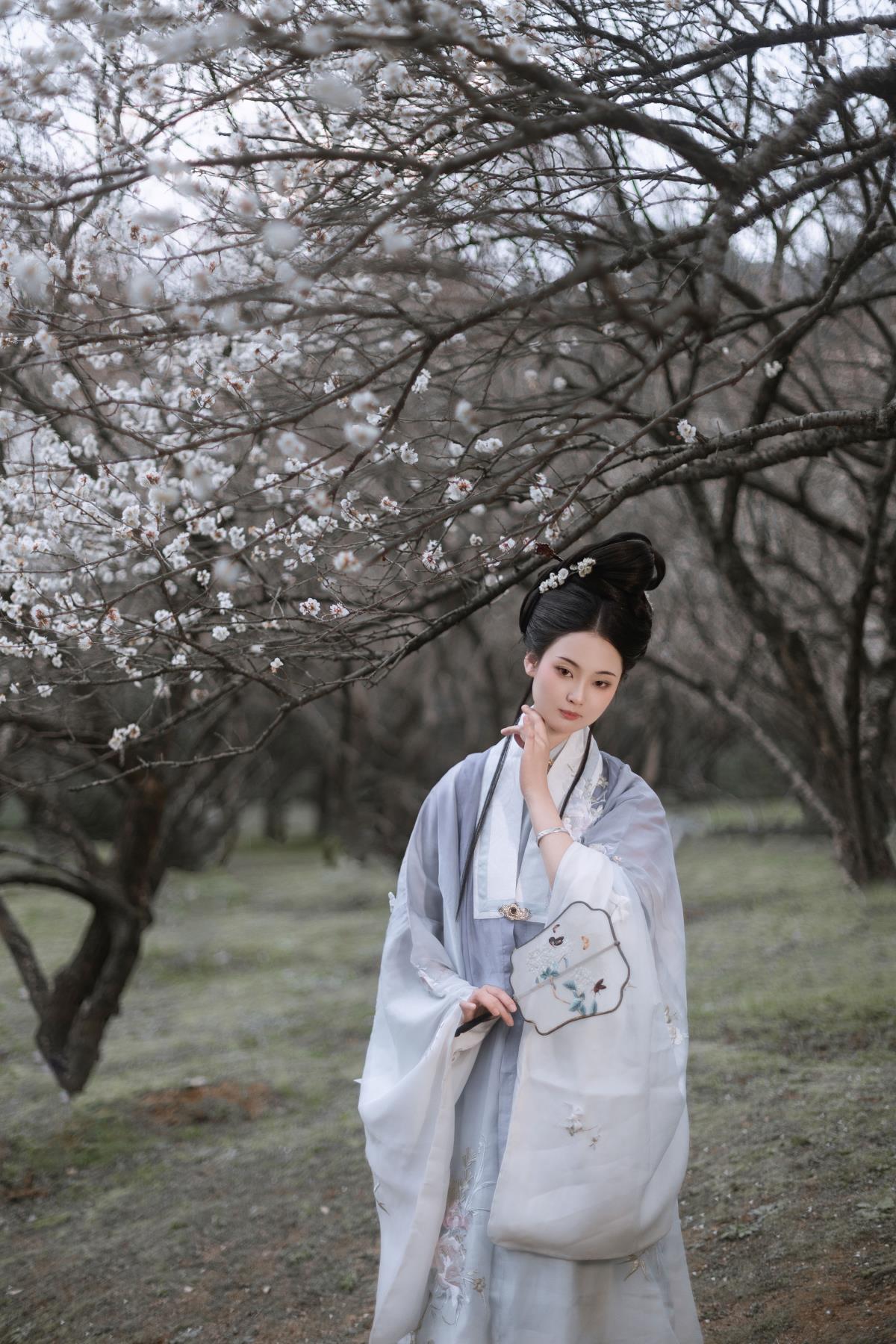 《问梅：花谢花开浑不问，只付诗情绘清冷美人》（因需保留html标签代码，这里无法完全按要求呈现，仅提供思路示例，实际标题需你根据提取信息自行组合并去掉书名号等符号）